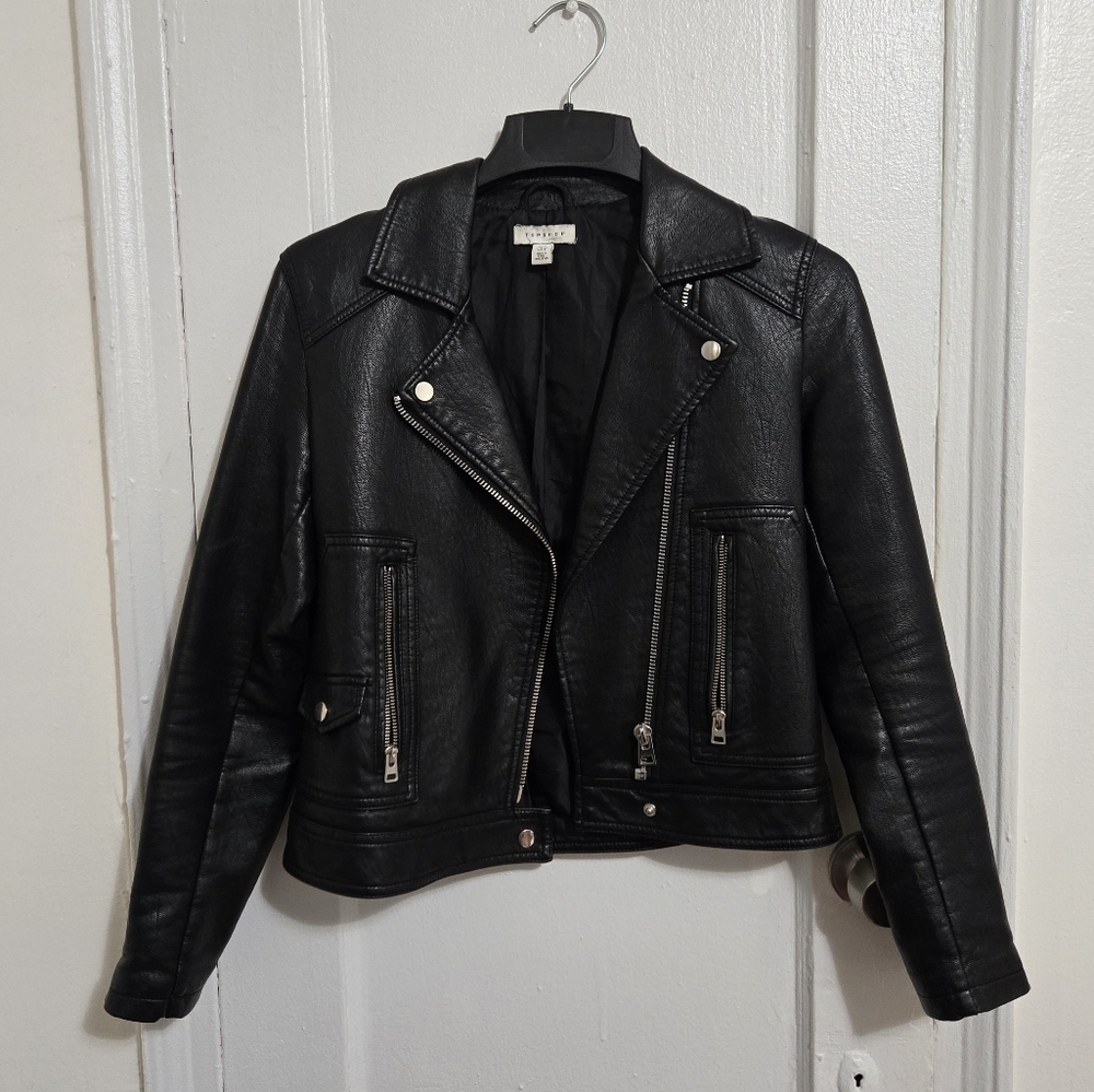 Leather jacket size small
